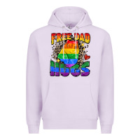 Lilac free dad hugs Premium Hoodie - Zillion Design Studio