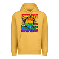 Mustard free dad hugs Premium Hoodie - Zillion Design Studio