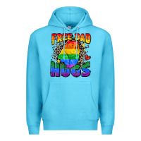 Ocean Blue free dad hugs Premium Hoodie - Zillion Design Studio