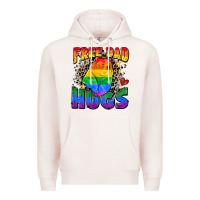 Pale Pink free dad hugs Premium Hoodie - Zillion Design Studio