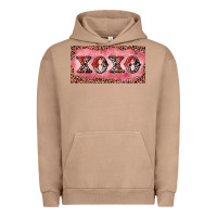 Pigment Burro Xoxo cowhide and leopard Urban Hoodie - RanaPortraitStore