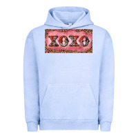 Pigment Grape Ice Xoxo cowhide and leopard Urban Hoodie - RanaPortraitStore