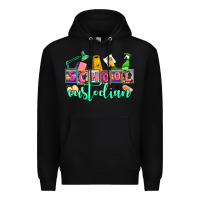 Black school custodian Premium Hoodie - AdoDesignShop