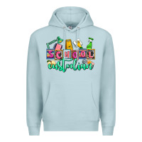 Blue Mist school custodian Premium Hoodie - AdoDesignShop
