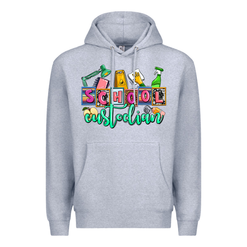 School Custodian Premium Hoodie by AdoDesignShop | Teevron