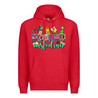 Red school custodian Premium Hoodie - AdoDesignShop
