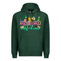 Sports Green school custodian Premium Hoodie - AdoDesignShop