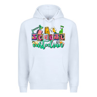 White school custodian Premium Hoodie - AdoDesignShop