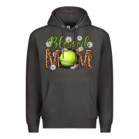 Smoke blessed mom with tennis and daisy Premium Hoodie - texasbilliewilder