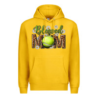 Lemon blessed mom with tennis and daisy Premium Hoodie - texasbilliewilder