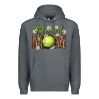 Rock blessed mom with tennis and daisy Premium Hoodie - texasbilliewilder