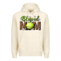 Tofu blessed mom with tennis and daisy Premium Hoodie - texasbilliewilder