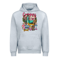 Heather Grey campers have smore fun Urban Hoodie - RanaPortraitStore