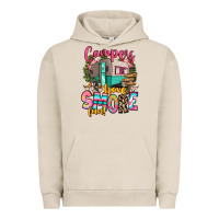 Pigment French Oak campers have smore fun Urban Hoodie - RanaPortraitStore