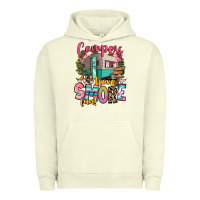 Pigment Pistachio campers have smore fun Urban Hoodie - RanaPortraitStore