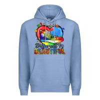 Colony Blue different is beautiful Premium Hoodie - Zillion Design Studio