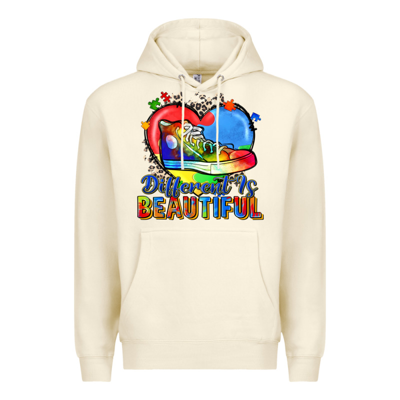 Different Is Beautiful Premium Hoodie by Zillion Design Studio | Teevron