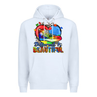 White different is beautiful Premium Hoodie - Zillion Design Studio