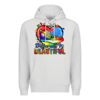 Dove Grey different is beautiful Premium Hoodie - Zillion Design Studio