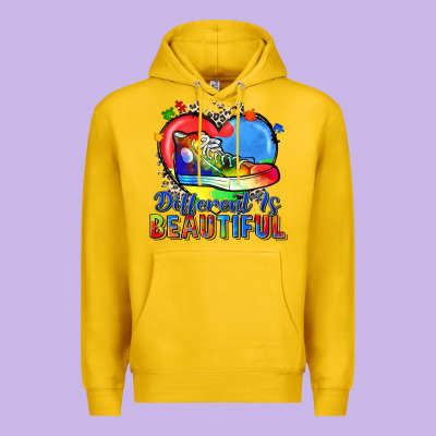 Different Is Beautiful Premium Hoodie Designed By Zillion Design Studio