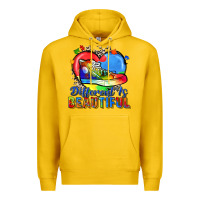 Lemon different is beautiful Premium Hoodie - Zillion Design Studio