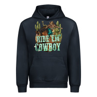 Navy ride em cowboy Urban Hoodie - texasbilliewilder
