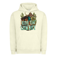 Pigment Pistachio ride em cowboy Urban Hoodie - texasbilliewilder