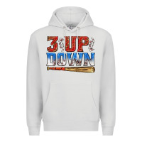 Dove Grey 3 up 3 down baseball Premium Hoodie - texasbilliewilder