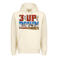 Sandshell 3 up 3 down baseball Premium Hoodie - texasbilliewilder