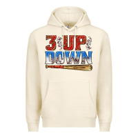 Tofu 3 up 3 down baseball Premium Hoodie - texasbilliewilder