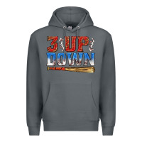 Rock 3 up 3 down baseball Premium Hoodie - texasbilliewilder