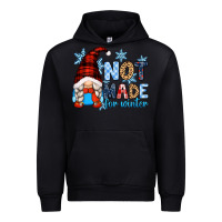 Black not made for winter with gnome Urban Hoodie - Zillion Design Studio