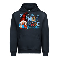 Navy not made for winter with gnome Urban Hoodie - Zillion Design Studio