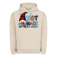 Pigment French Oak not made for winter with gnome Urban Hoodie - Zillion Design Studio