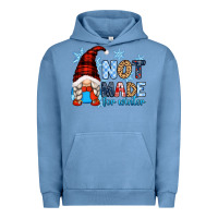 Pigment Pebble Blue not made for winter with gnome Urban Hoodie - Zillion Design Studio