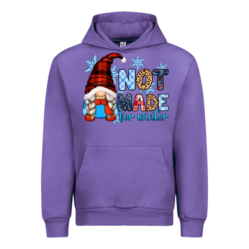 Not Made For Winter With Gnome Urban Hoodie by Zillion Design Studio | Teevron