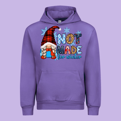 Not Made For Winter With Gnome Urban Hoodie Designed By Zillion Design Studio