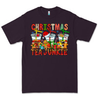 Plum Christmas tea junkie Premium Tee - CowhideDigitalArt