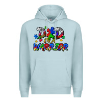 Blue Mist dad of a warrior Premium Hoodie - Zillion Design Studio