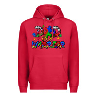 Cardinal dad of a warrior Premium Hoodie - Zillion Design Studio