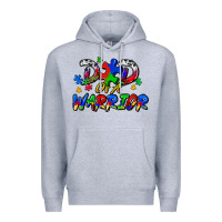 Dad Of A Warrior Premium Hoodie | Teevron