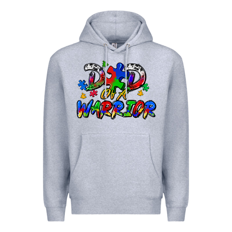 Dad Of A Warrior Premium Hoodie by Zillion Design Studio | Teevron