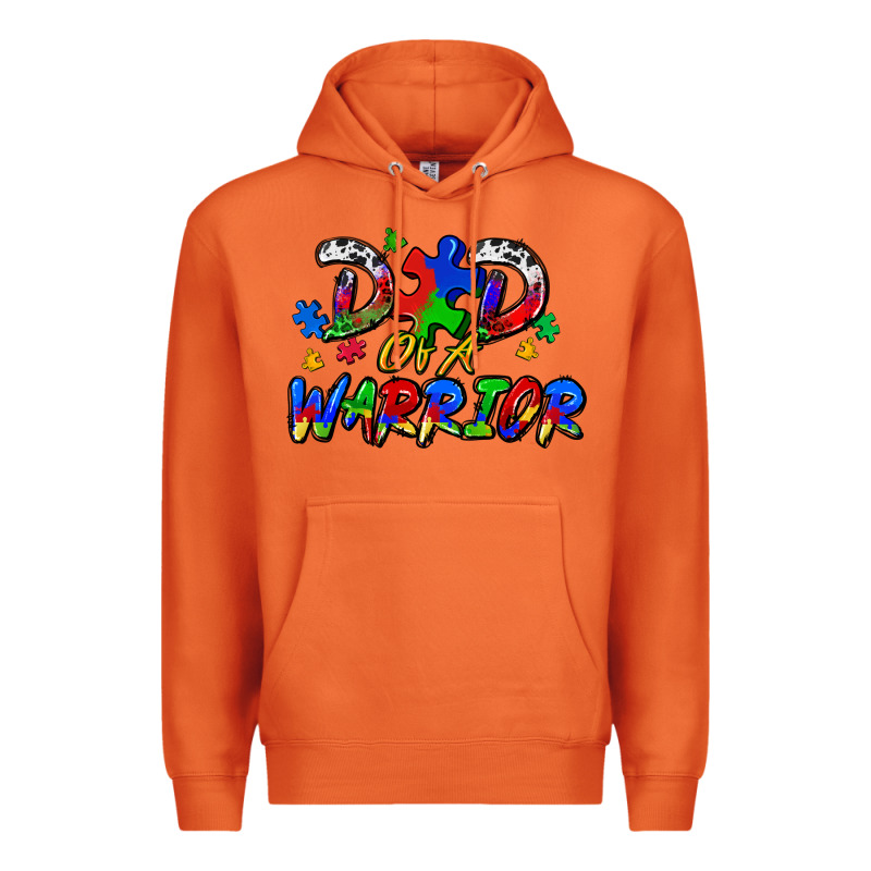 Dad Of A Warrior Premium Hoodie by Zillion Design Studio | Teevron
