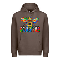 Coffee bee kind autism Premium Hoodie - Zillion Design Studio