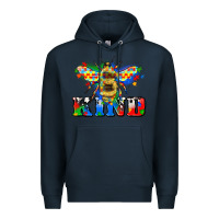 Navy bee kind autism Premium Hoodie - Zillion Design Studio