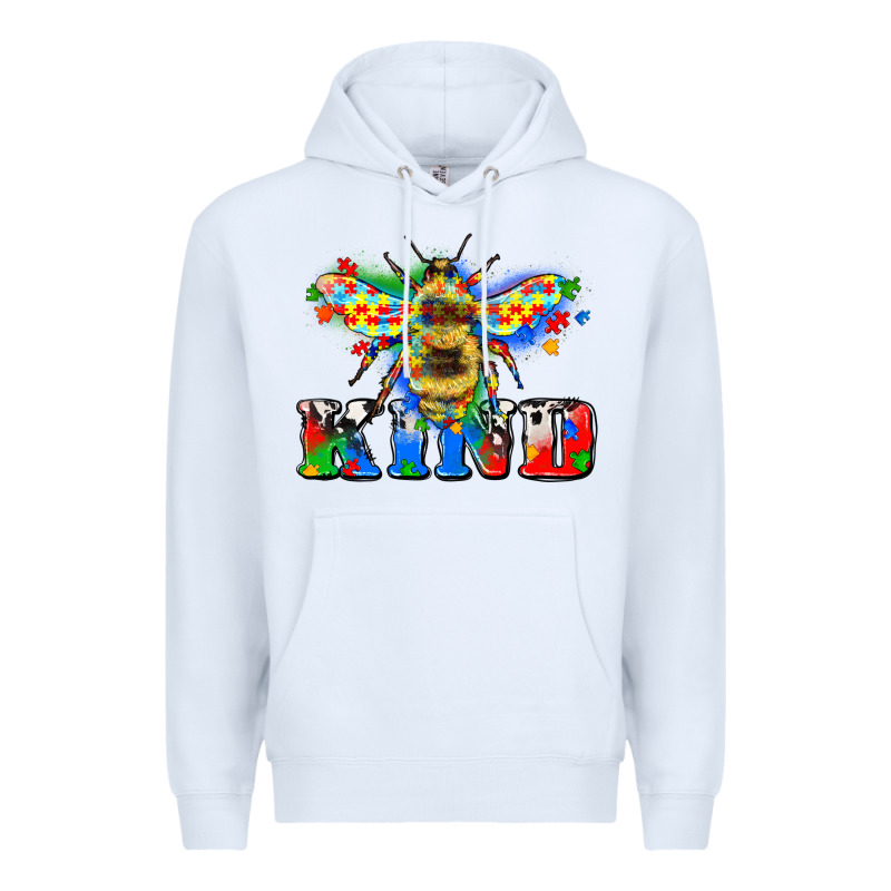 Bee Kind Autism Premium Hoodie by Zillion Design Studio | Teevron