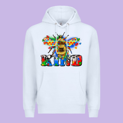 Bee Kind Autism Premium Hoodie Designed By Zillion Design Studio