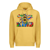 Antique Gold bee kind autism Premium Hoodie - Zillion Design Studio