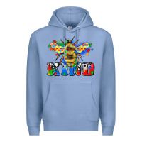Colony Blue bee kind autism Premium Hoodie - Zillion Design Studio