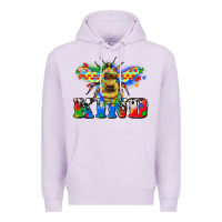 Lilac bee kind autism Premium Hoodie - Zillion Design Studio